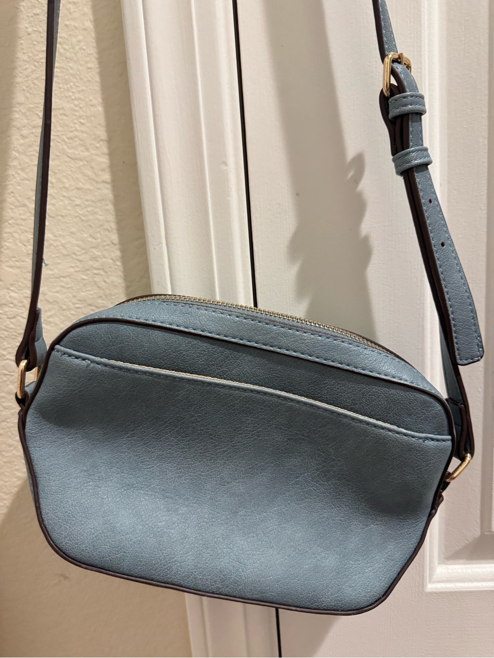 Light blue crossbody purse by Melrose and Market
